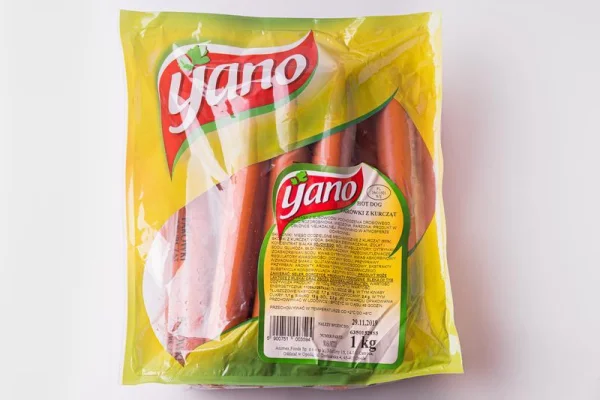 Сосиски курячі Yano 1кг - 1