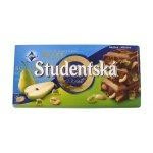 Шоколад Studentska молочний із грушею, 180 г - 1