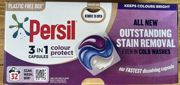 Капсули для прання кольорової білизни Persil Color Protect 3in1 Захист кольорів 32шт - 1