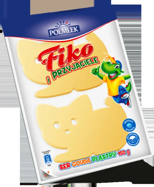 Сир дитячий fiko i przyjaciele (фіко та друзі) gouda (мишки) польща 150 г - 1