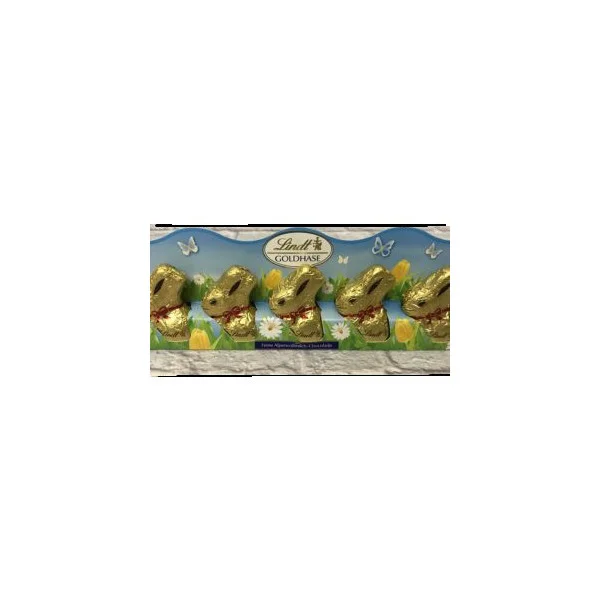Набір шоколадних зайчиків Lindt 5 шт. - 1