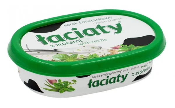 Сир Лачаті Faciaty cream cheese з травами (базилік, орегано, часник, майоран, розмарин, чебрець, естраг) 135 г - 1