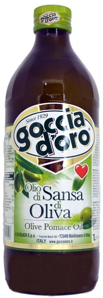 Оливковое масло goccia d'oro olio di sansa di oliva 1 л - 1