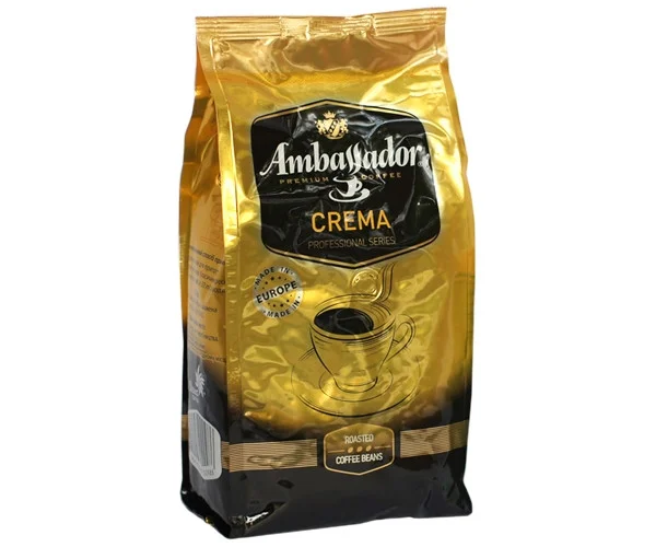 Кава ambassador crema в зернах 1 кг - 1