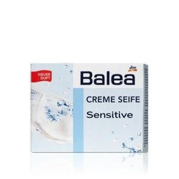 Кускове крем-мило Balea balea creme seife sensitive для чутливої шкіри 100 грамів - 1
