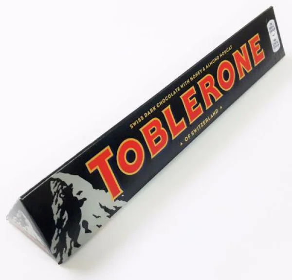 Темний шоколад Toblerone toblerone з медом, мигдалем, нугой 100 gr - 1