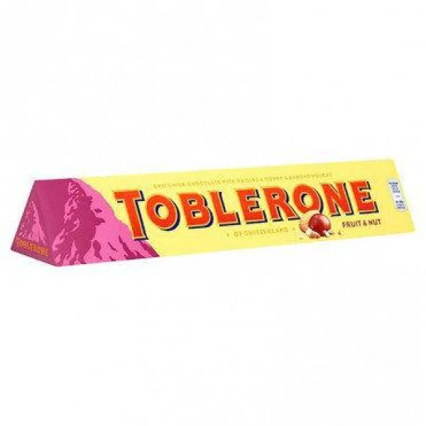 Молочний шоколад Toblerone toblerone з медом, изюмом, нугою 100 gr - 1