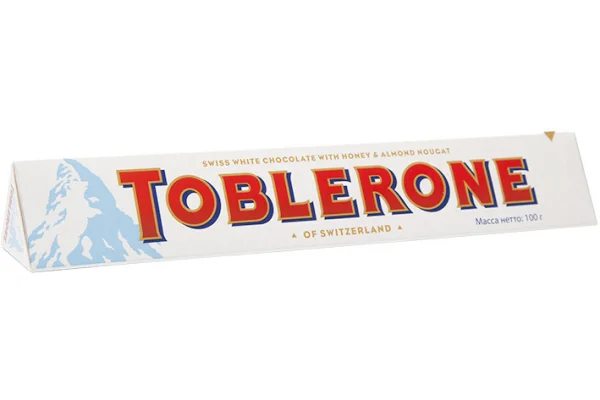 Білий шоколад toblerione з медово-міндальною нугою, 100 г - 1