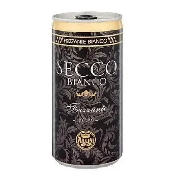 ШАМПАНСЬКЕ ВИНО ІГРИСТЕ БІЛЕ СЕККО ФРИЗАНТЕ АЛЛИНИ FRIZZANTE SECCO BIANCO TROCKEN ALLINI 0.2 Л НІМЕЧЧИНА - 1