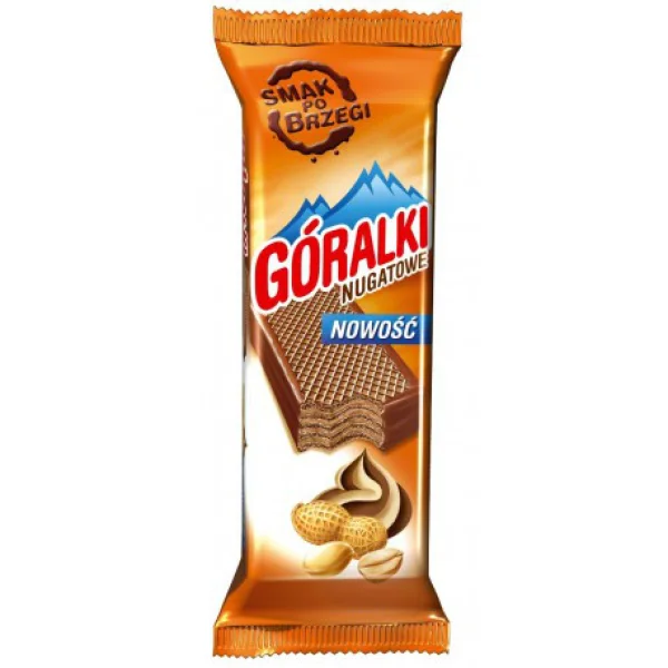 Вафельки goralki  Goralki арахісові 50 г горілки - 1