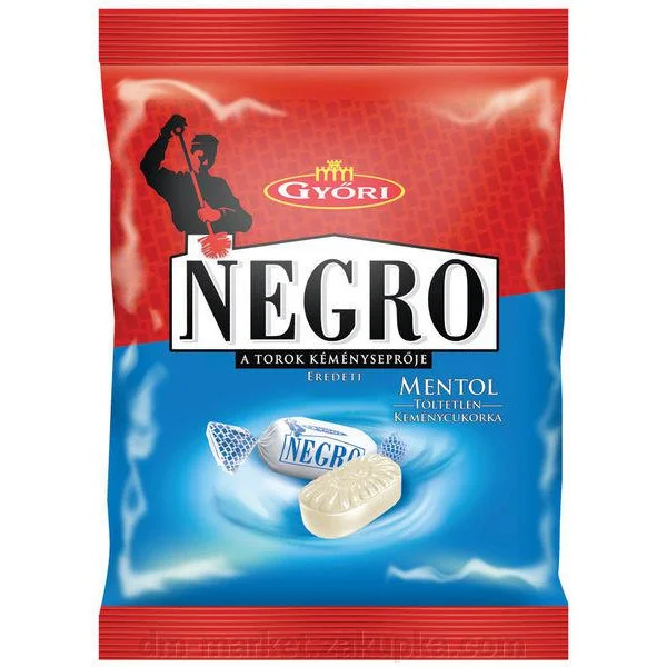 Льодяники Negro Mentol Ментол та мята Пакет 79г - 1