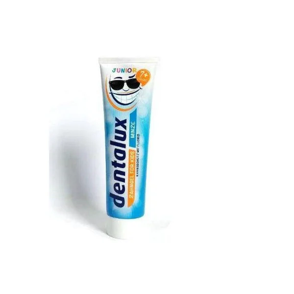 Зубна паста дитяча Dentalux Junior Minze 7+, 100 мл (Німеччина) - 1