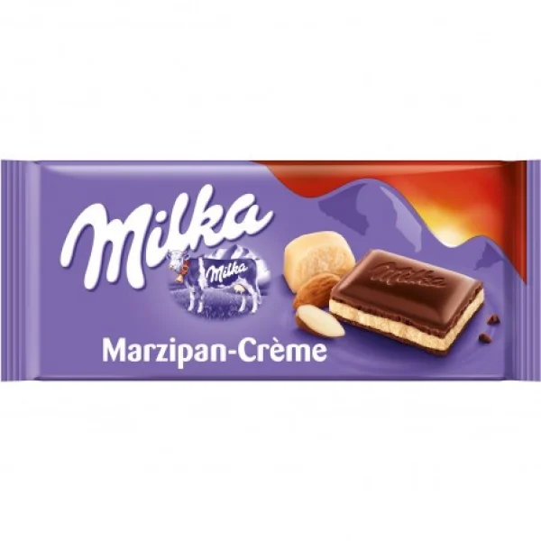 Шоколад milka milka milka marzipan creme 100 г   - 1