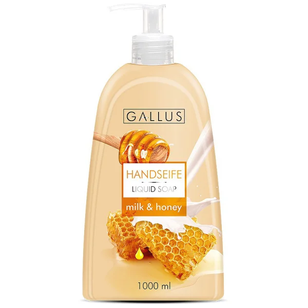 Мило рідке Gallus gallus handseife milk honey 1 л - 1