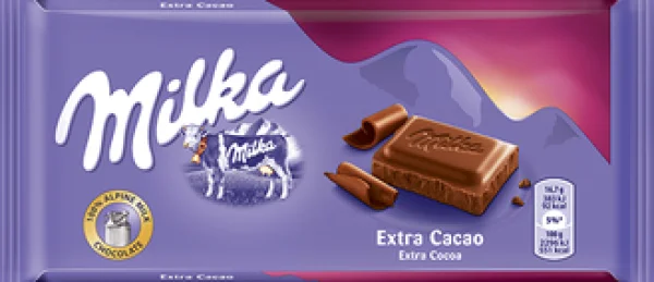 Шоколад milka Milka extra cocoa 100 г - 1