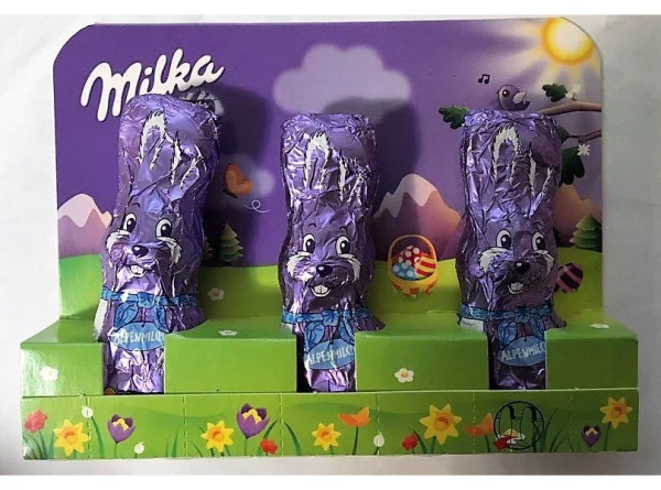 Шоколад Milka набір Шоколадний заєць (3 шт.) 3*15g - 1