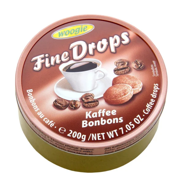 Льодяники fine Woogie drops woogie зі смаком кави, 200 г - 1