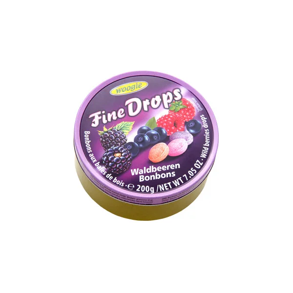 Льодяники Fine Drops Woogie зі смаком лісових ягід, 200 г - 1
