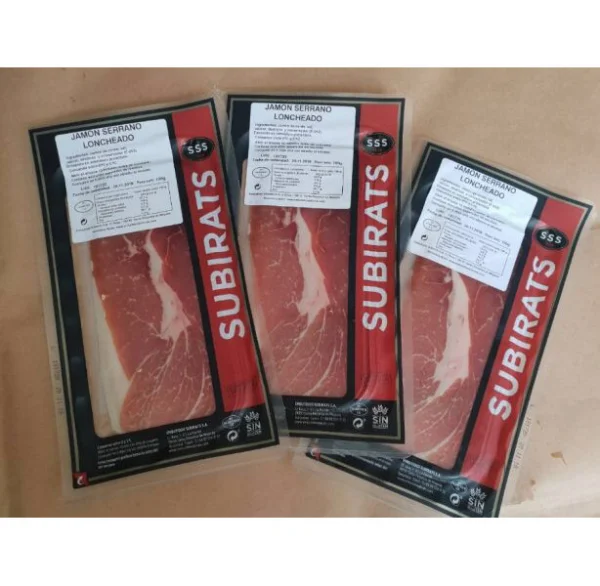 Хамон Jamon Serrano Reserva Subirats (нарізання) 100g - 1